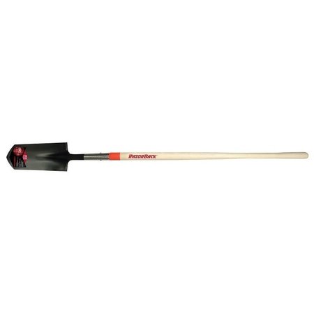 RAZOR-BACK Ditch Shovel, 5-3/4 in W Steel Blade, 48 in L Straight Hardwood Handle 47115
